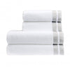 Christy Mode 600gsm Cotton Towels - White/Silver