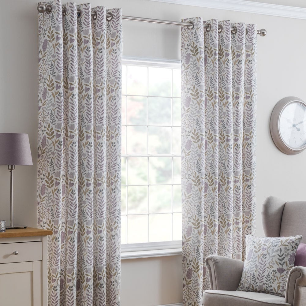 Belfield Furnishings Everley Ready Made Lined Curtains– Dovemill