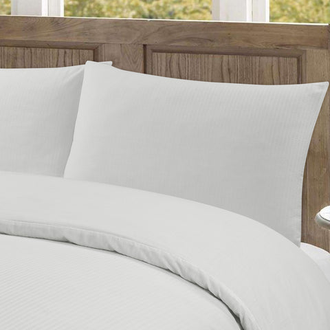 Vantona Seersucker Duvet Cover Set - White