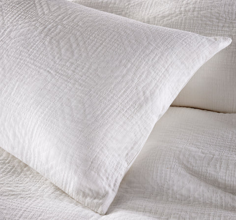 Vantona Loom Range Luna Matelesse Duvet Cover Set - White